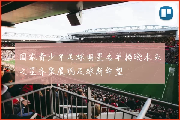 国家青少年足球明星名单揭晓未来之星齐聚展现足球新希望
