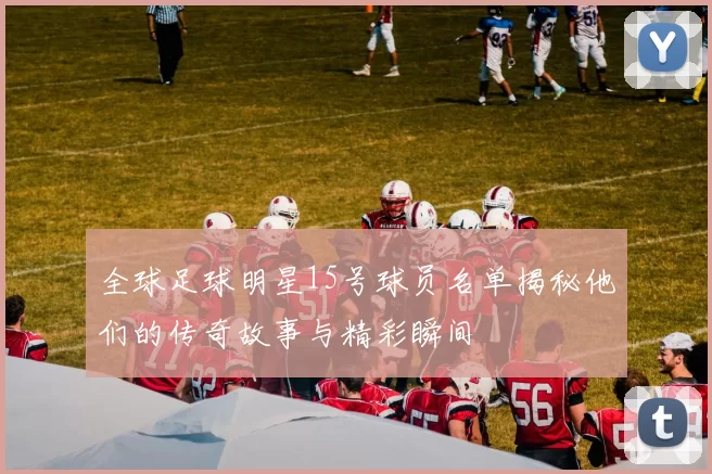 全球足球明星15号球员名单揭秘他们的传奇故事与精彩瞬间