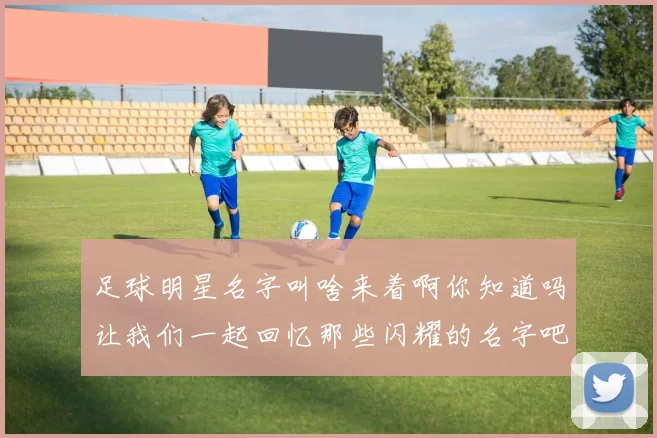 足球明星名字叫啥来着啊你知道吗让我们一起回忆那些闪耀的名字吧